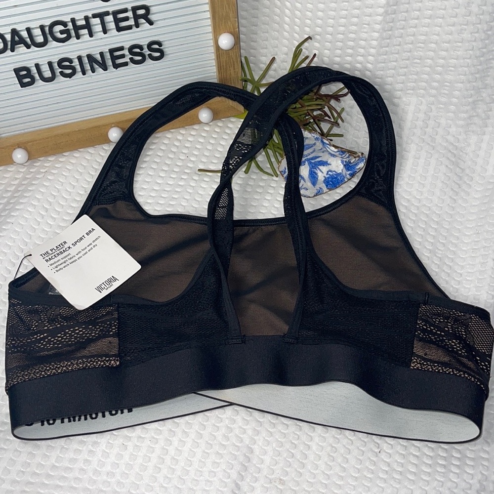 💙💙WOOHOO SOLD💙💙 Victoria's Secret Sport   Racerback 
Unlined Sports Bra NEW - Picture 3 of 4